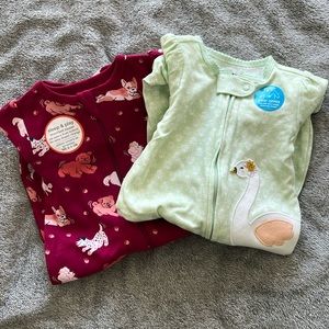 2 pajamas 0-3 months